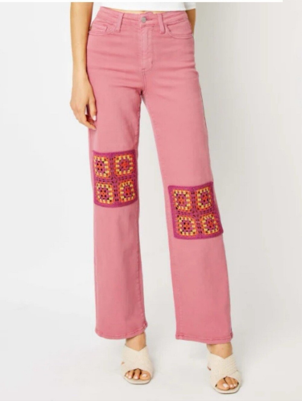 Judy blues crochet pants